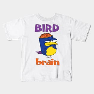 Birdbrain Design for Bird Lovers Kids T-Shirt